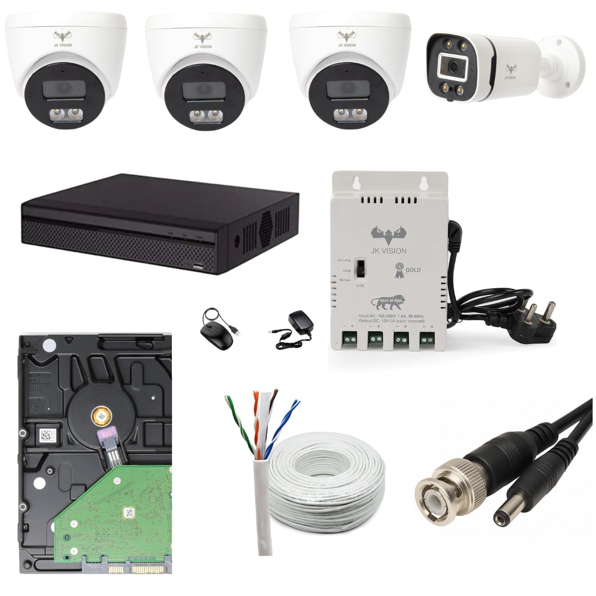 JK Vision 2.4MP Colorvu