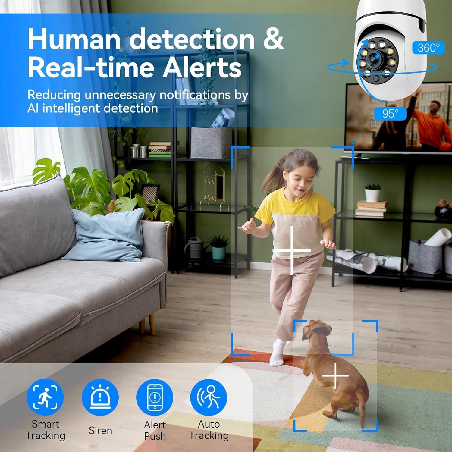 TP PLUS 3MP Full HD Smart Bulb Camera - Image 3