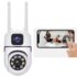 TP Plus 4+4MP Dual Lens Mini Wireless PTZ